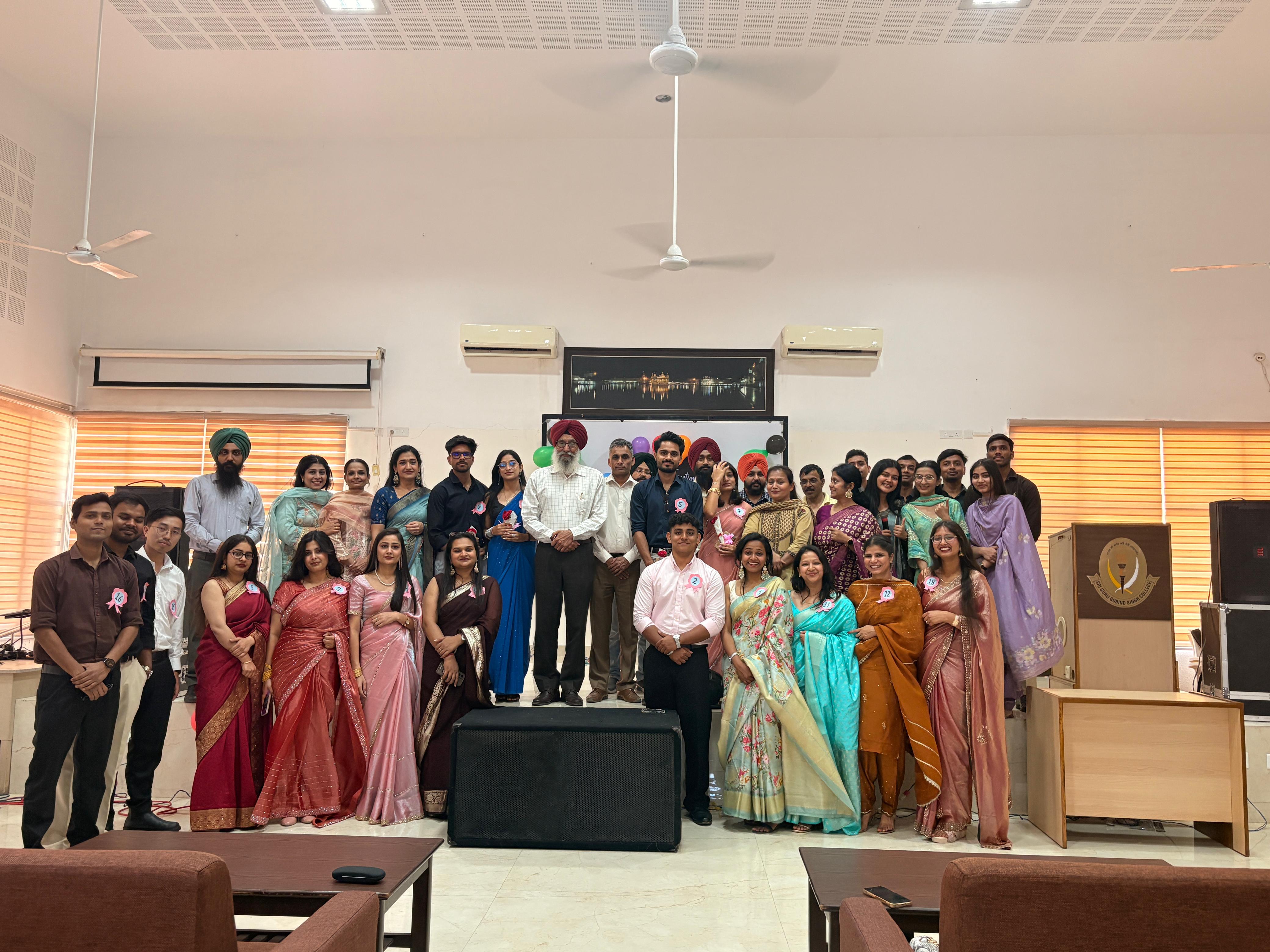 Farewell of M.Sc. Physics students (15 April 2026) — celebrating the outgoing batch.